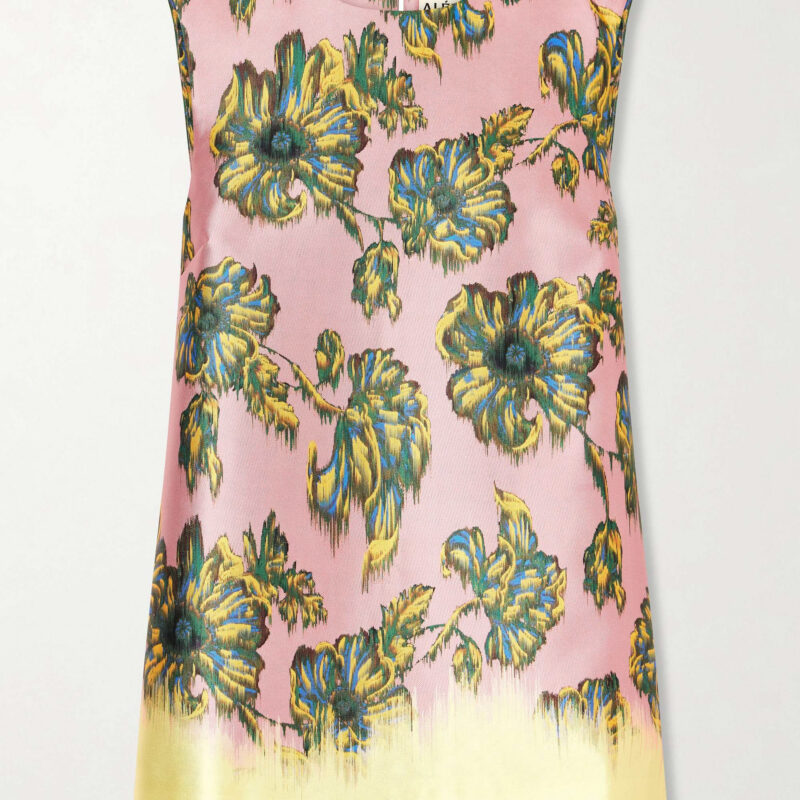 ALÉMAIS Faye floral-print twill top