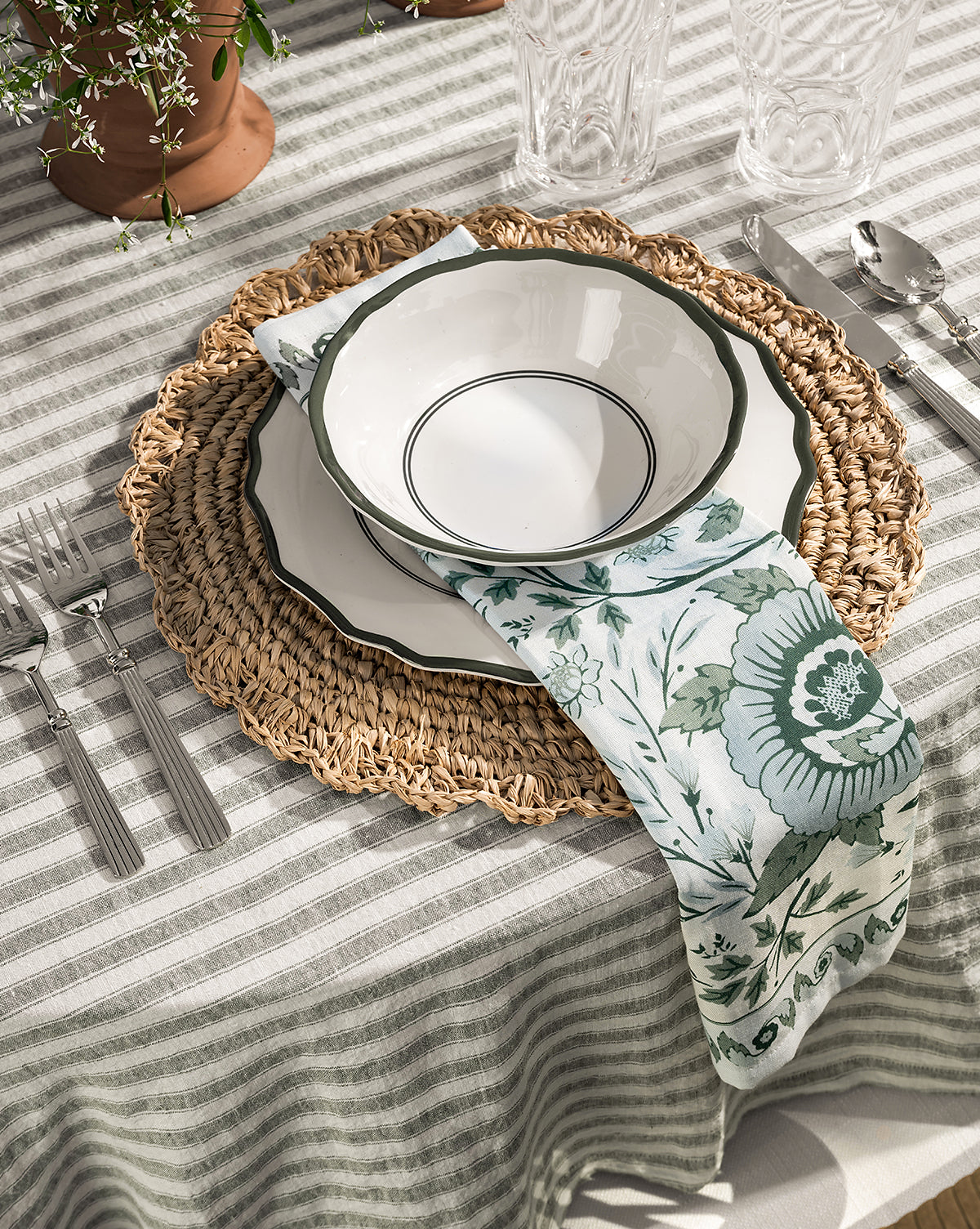 Alcott Melamine Dinner Plates (Set of 4) McGee & Co