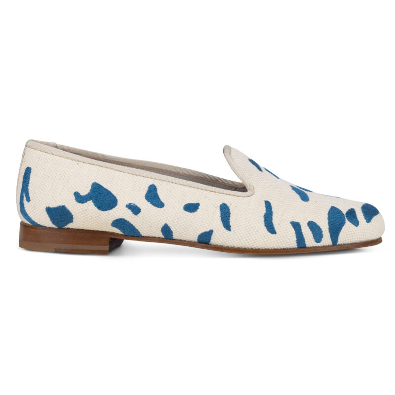 Alizee Flax Linen Slipper Stubbs & Wootton