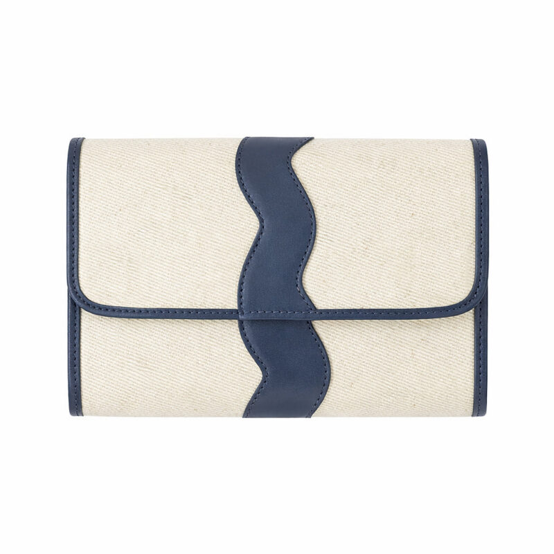 Allie Clutch in Canvas Breck and Grier