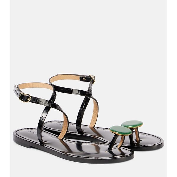AMANU | The Kigali Leather Sandals Mytheresa