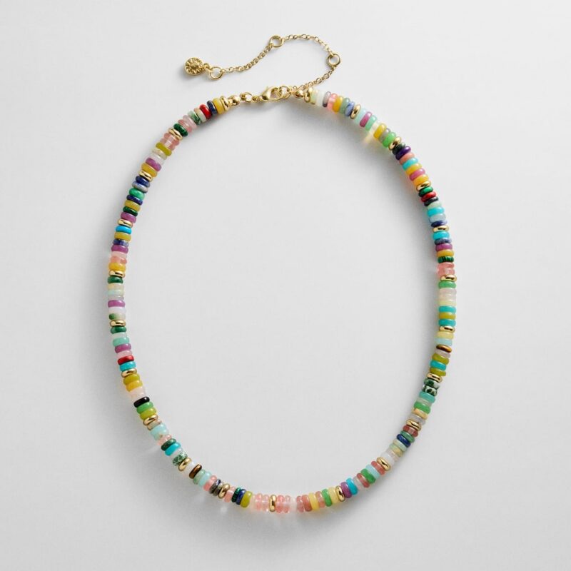Amaris Semi-Precious Beaded Necklace - Multi BaubleBar