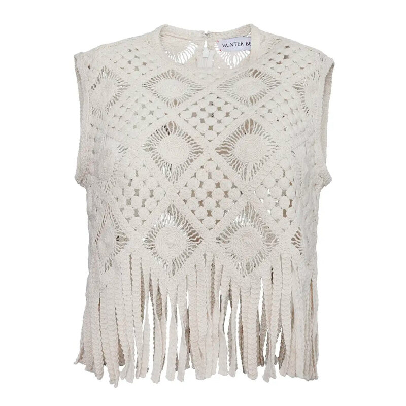 Astor Top in Cream Hunter bell