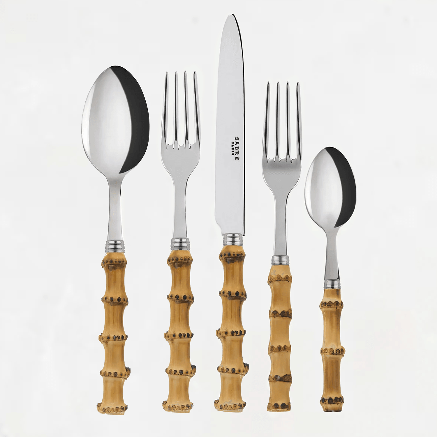 Bamboo 5-Piece Flatware Set Sabre