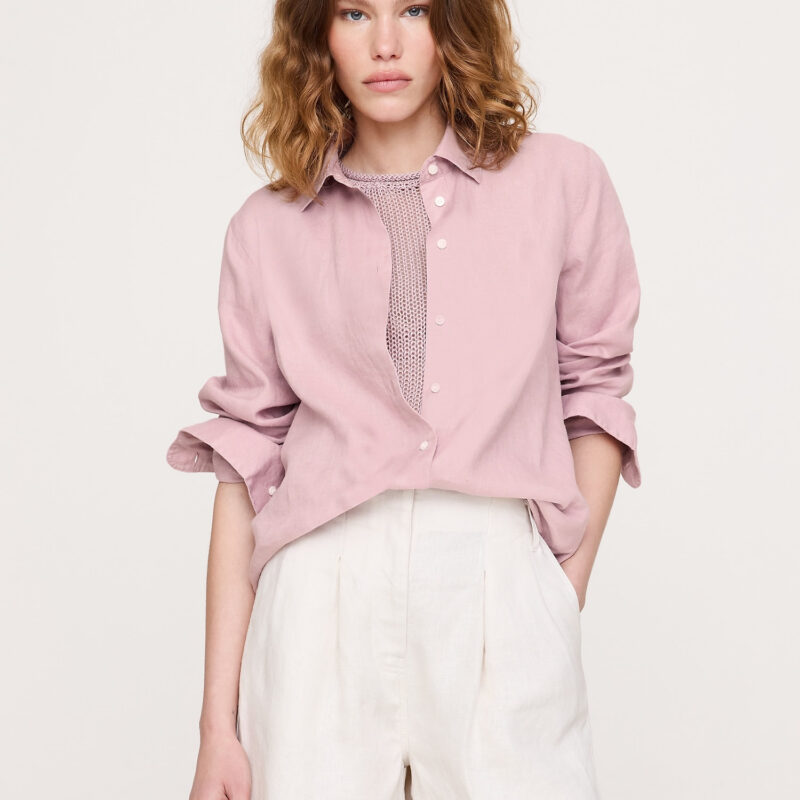 BANANA REPUBLIC | The Everyday Linen Shirt - Deauville Mauve