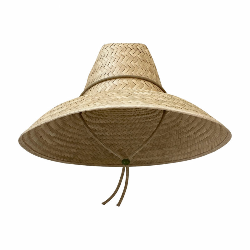 Begonia Sun Hat in Khaki Hat Lanyard with Jade Gemstone Toggle Sarah Bray Bermuda