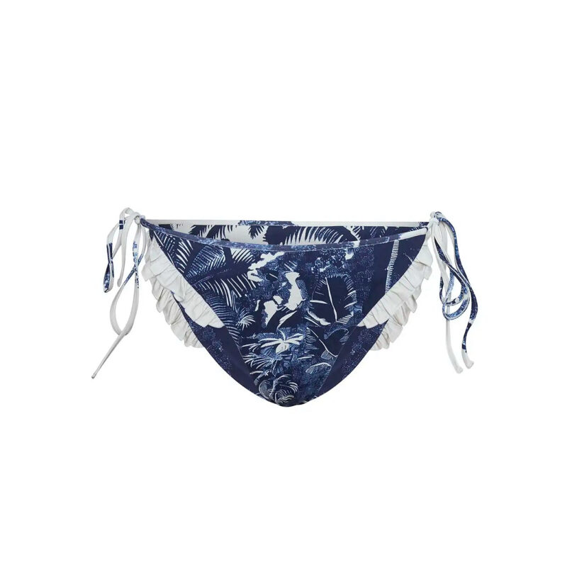 Belize Bikini Bottom in Bermuda Toile Hunter bell