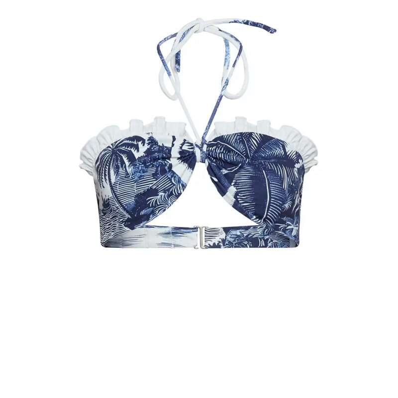 Belize Bikini Top in Bermuda Toile Hunter bell