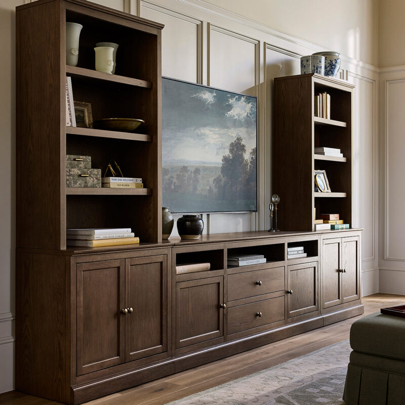 Bernard Storage Media Console Set (108"-132") McGee & Co