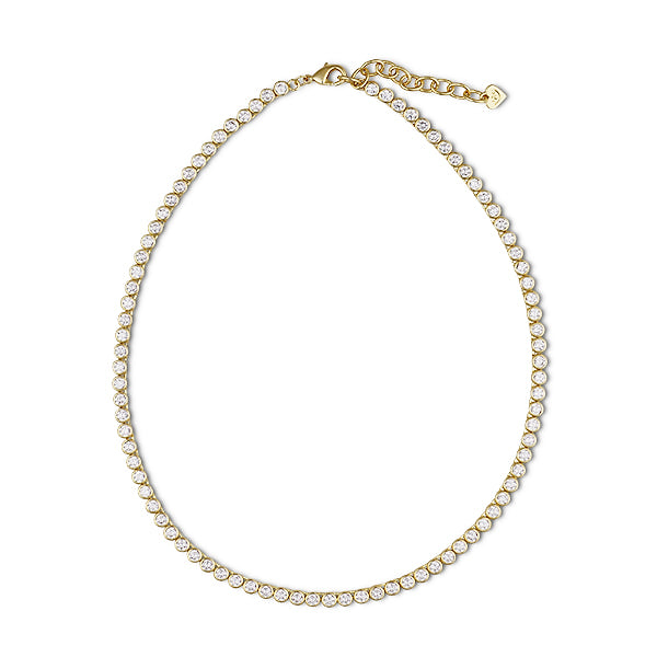 Bezel Tennis Necklace HART