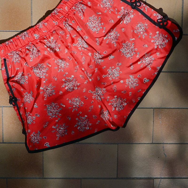 Bibbi Red Begonia Silk Short Ciao Lucia