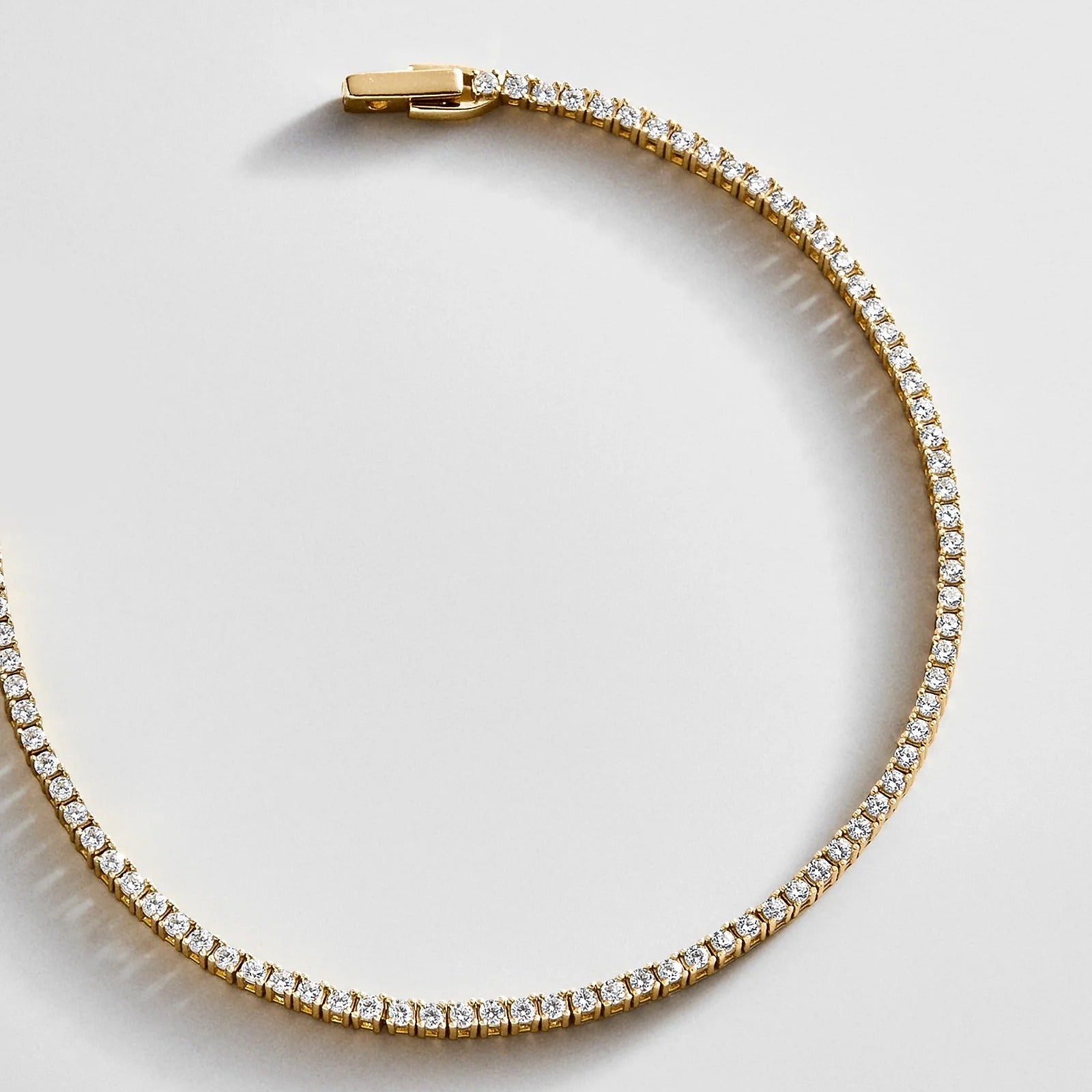 Billie 18K Gold Tennis Bracelet - 18K Gold Plated Sterling Silver BaubleBar