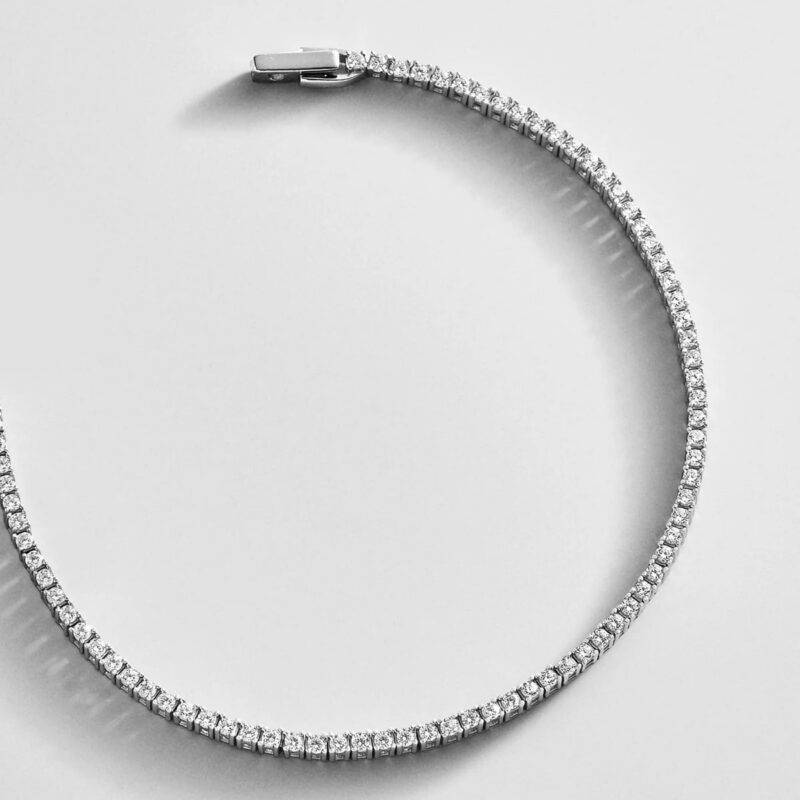 Billie Sterling Silver Tennis Bracelet - Sterling Silver BaubleBar