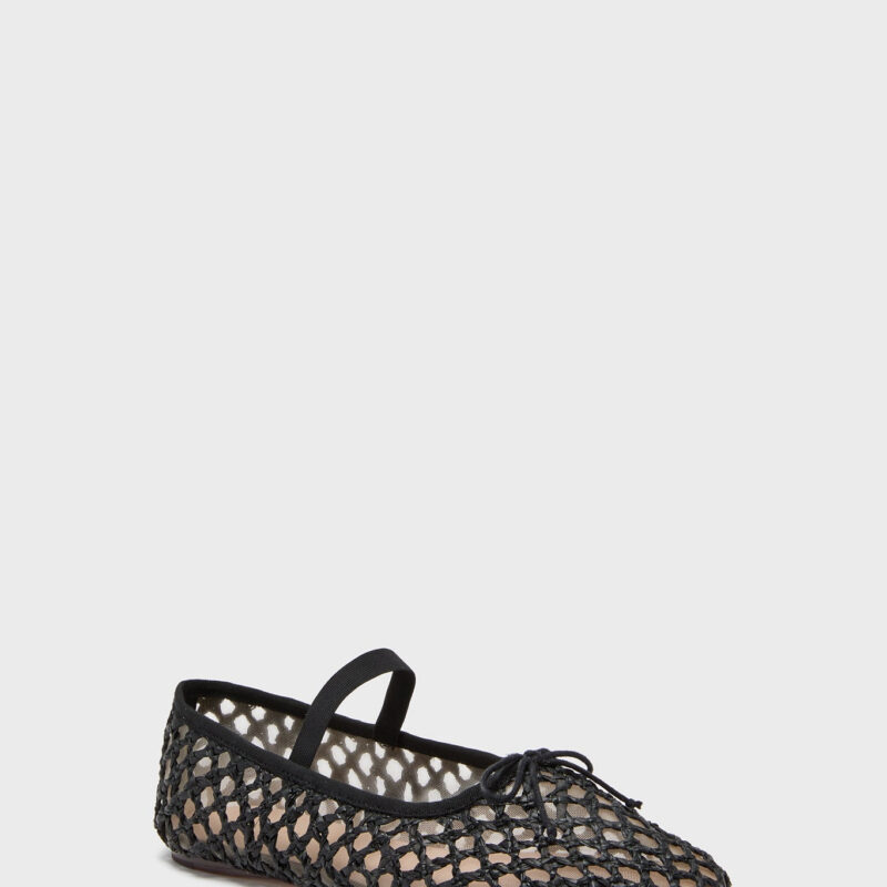 Black Crochet Leonie Flats Loeffler Randall