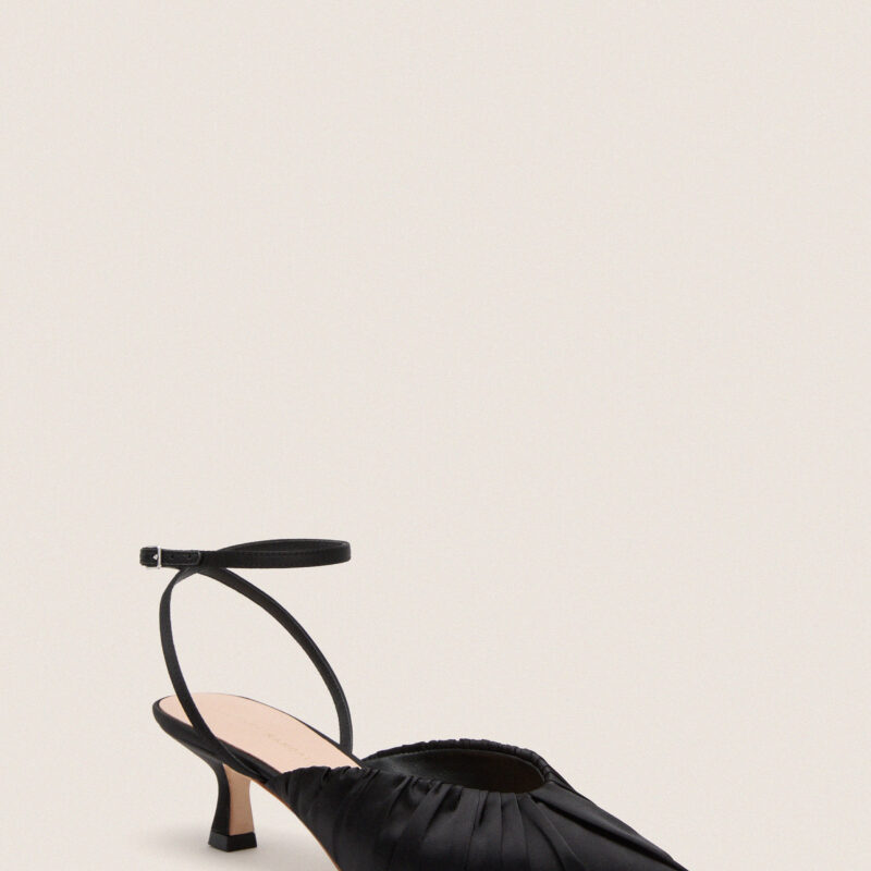 Black Satin Rio Heels Loeffler Randall