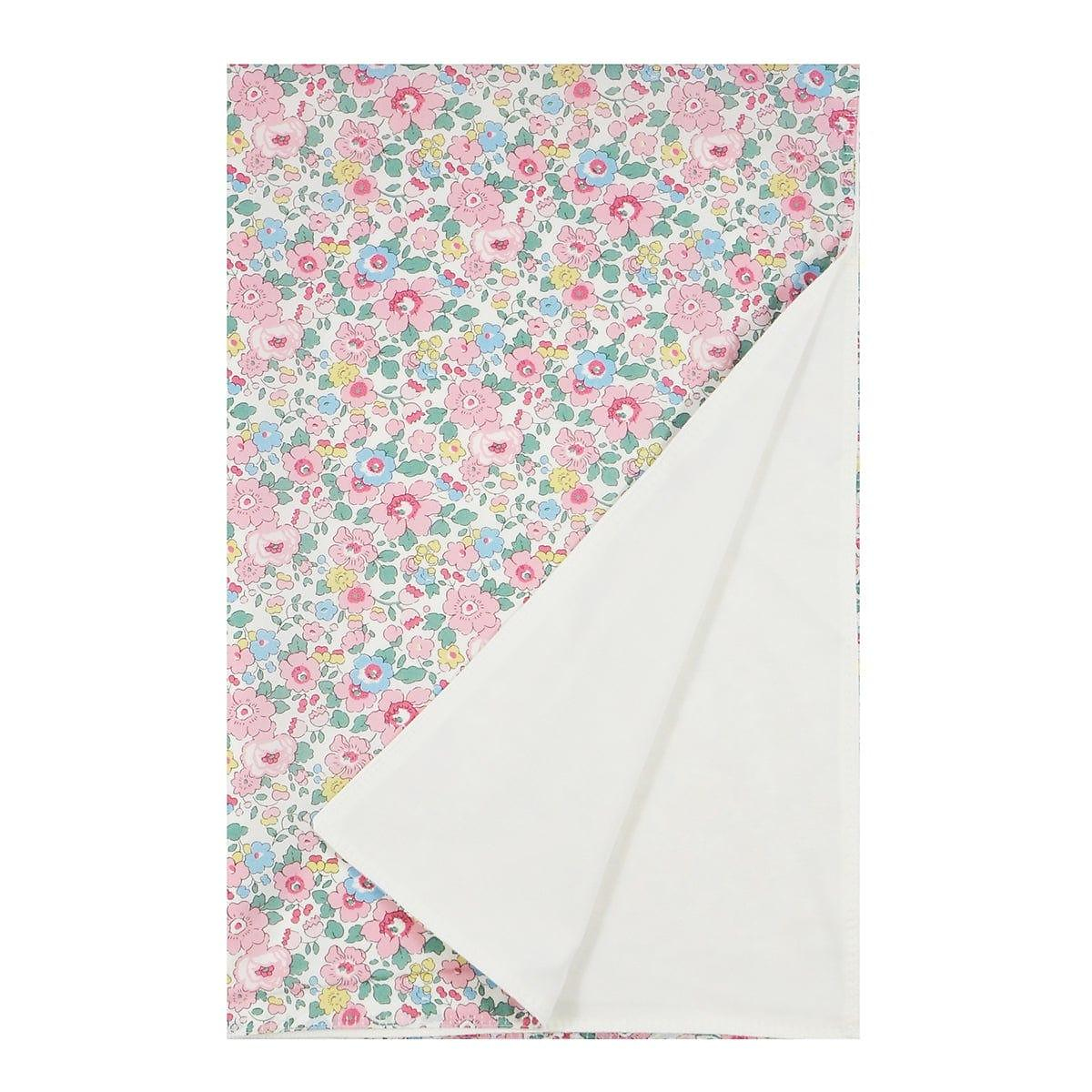 Blanket Made With Liberty Fabric in Betsy Candy Floss Coco & Wolf
