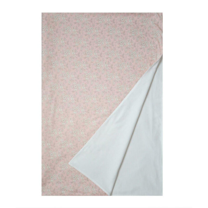 Blanket Made With Liberty Fabric in Capel Pink Coco & Wolf