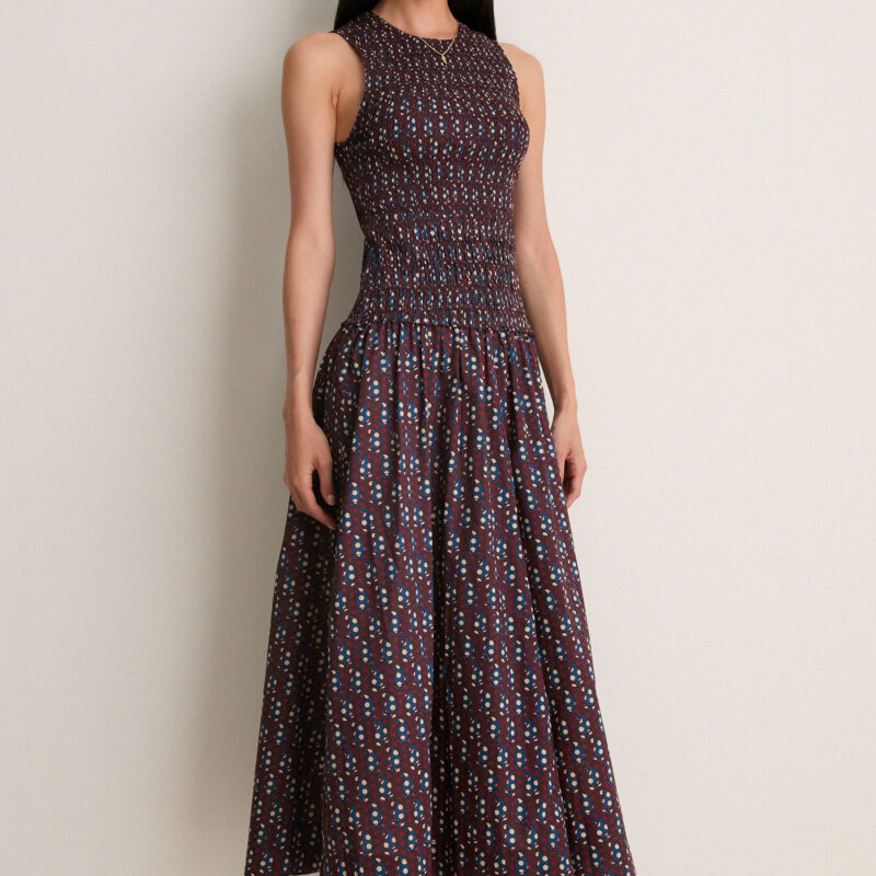 Block Print Polka Siempre Tank Maxi Apiece Apart