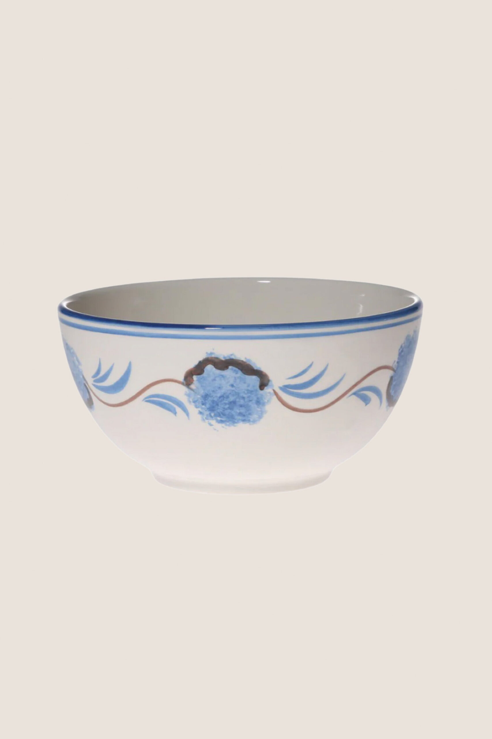 Blue Flower Cereal Bowl Carolina Irving & Daughters