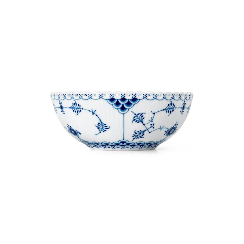Blue Fluted Full Lace Bowl Royal Copenhagen Collection