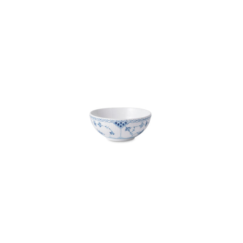 Blue Fluted Half Lace Deep Bowl Royal Copenhagen Collection