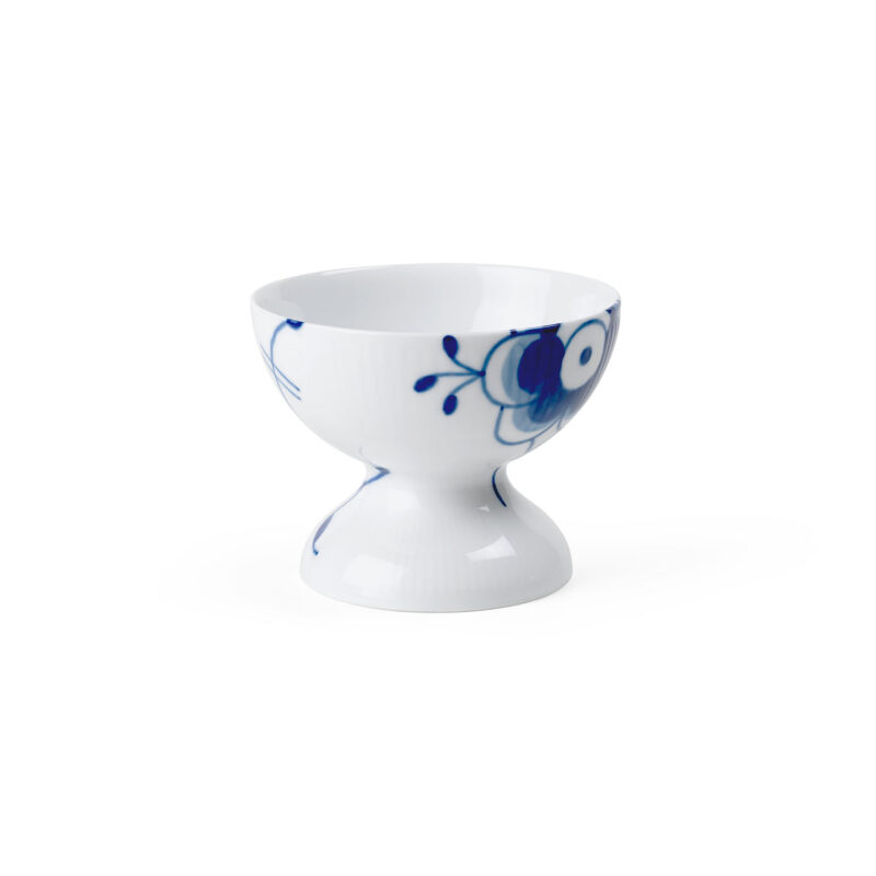 Blue Fluted Mega 3" Bowl On Foot Royal Copenhagen Collection