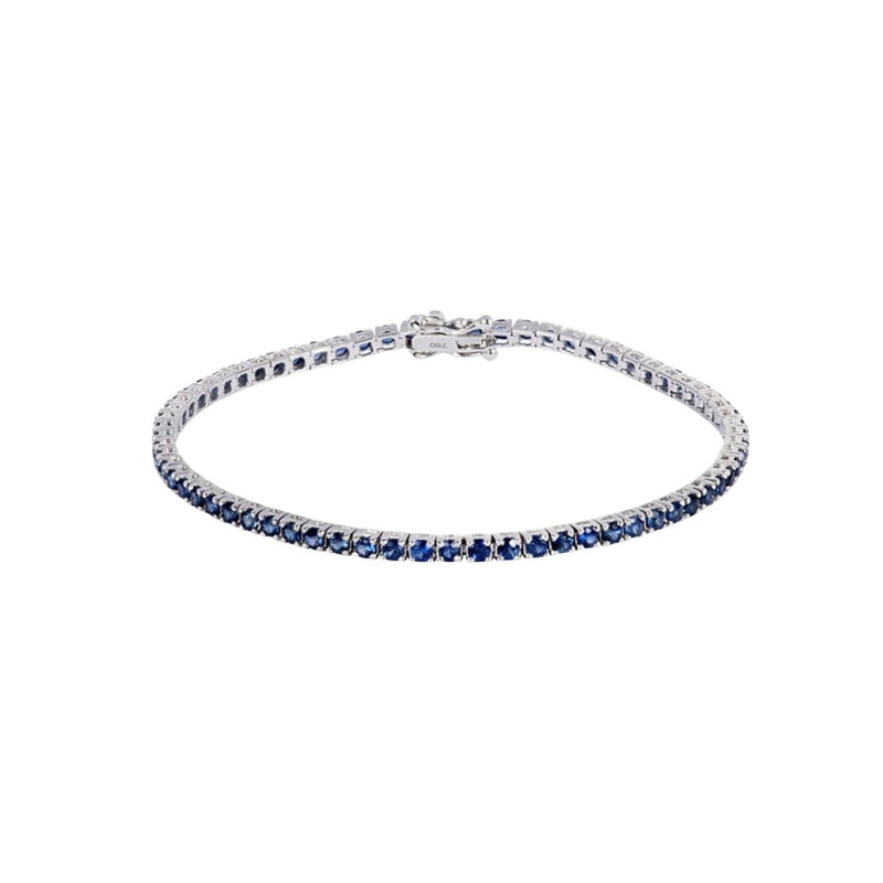 Blue Sapphire Tennis Bracelet Roxanne First