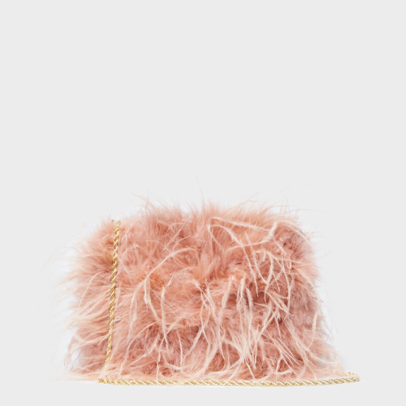 Blush Feathers Zahara Bag Loeffler Randall