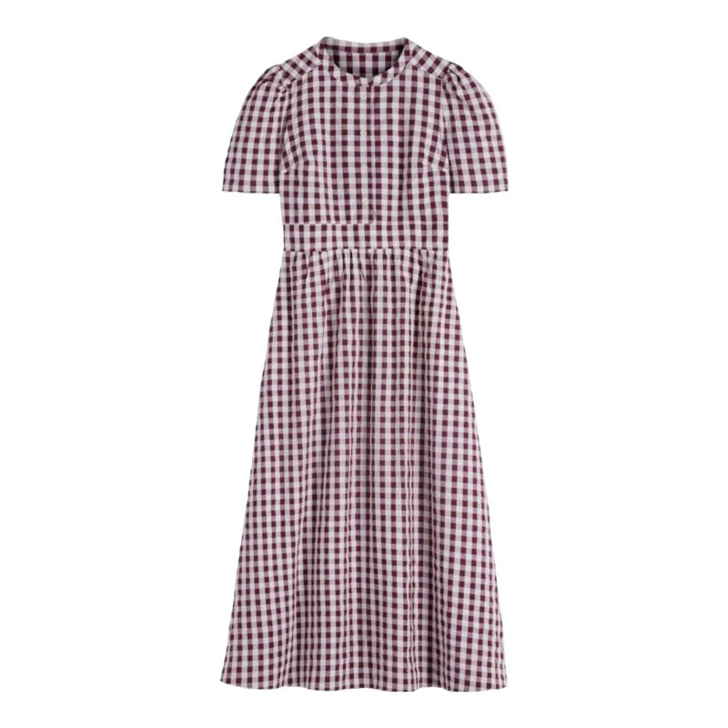 BODEN - Ivy Placket Cotton Midi Dress Boden US