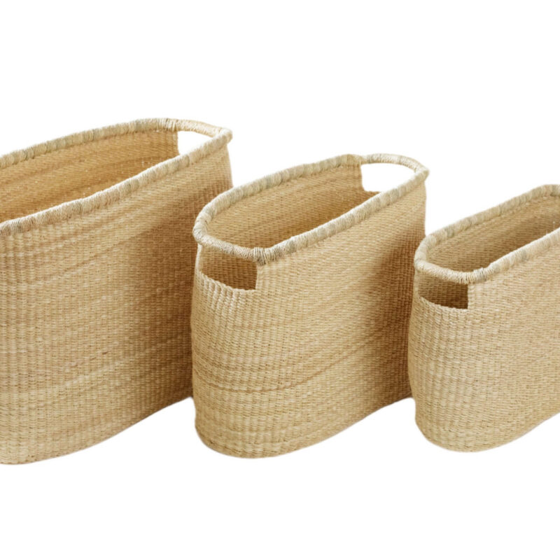 Bolga Nesting Baskets, Set of 3 Indego Africa