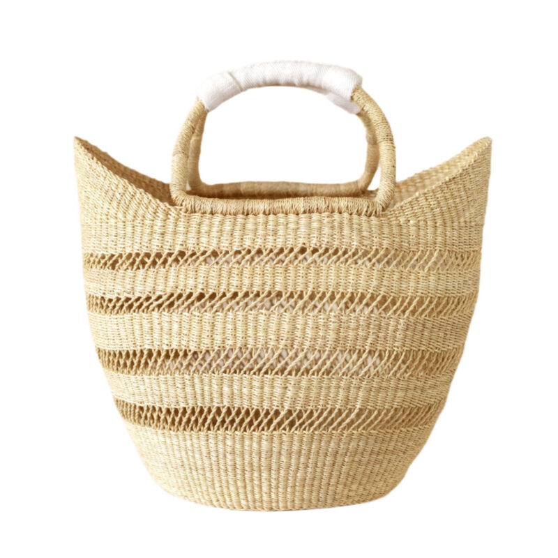 Bolga Open Weave Basket Indego Africa