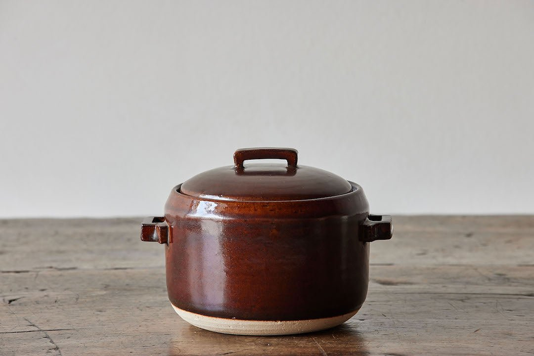 braise dish in brown