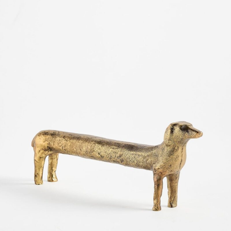 Brass Dachshund Object
