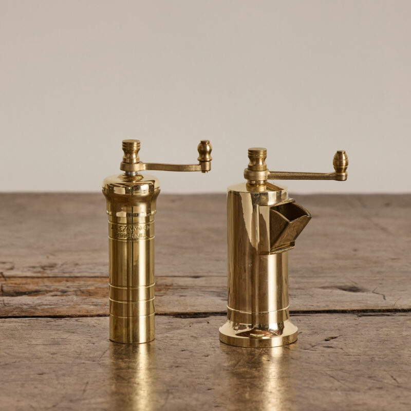 brass pepper mills