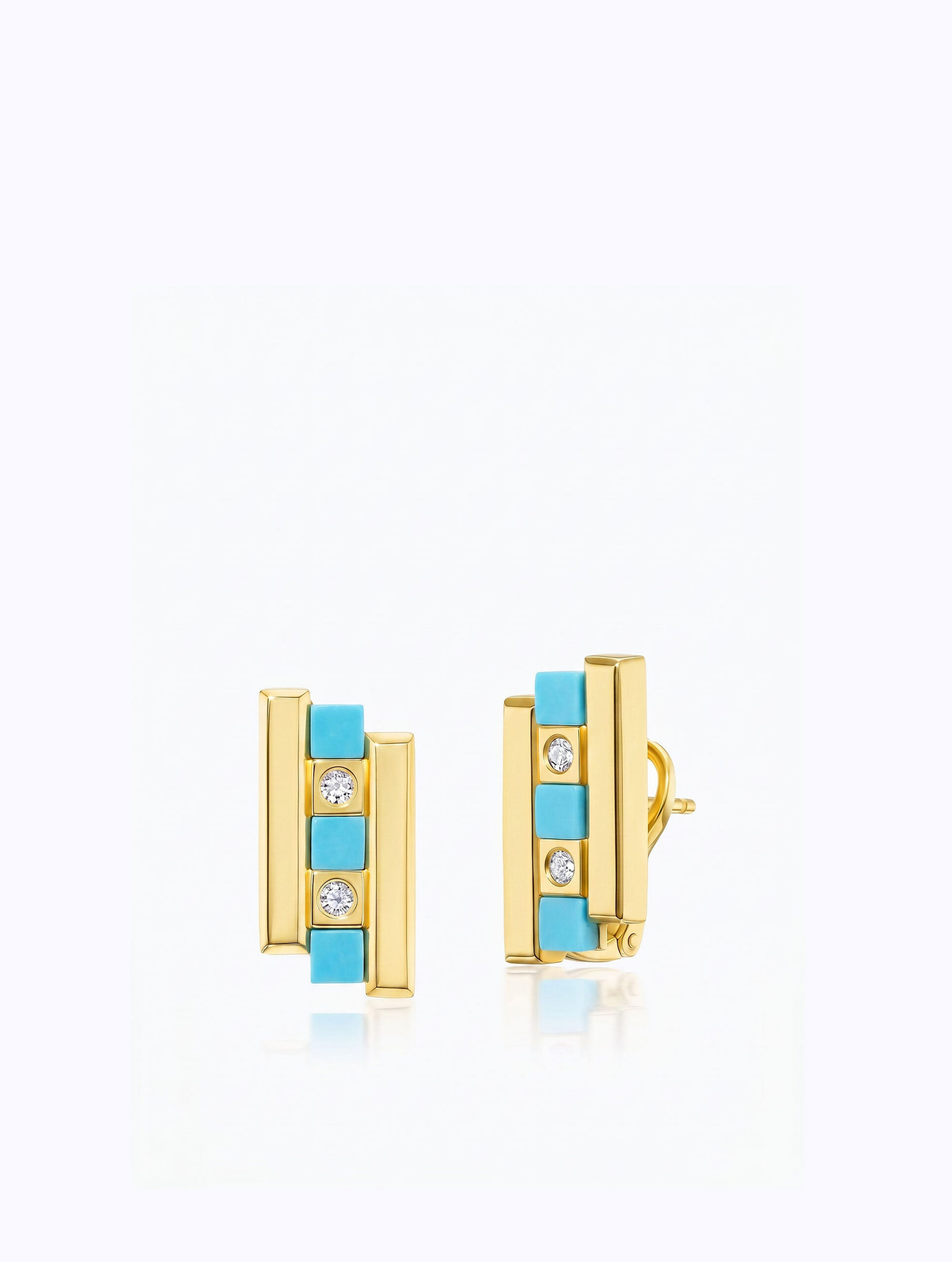 BRIONY RAYMOND - Carousel & Diamond Earrings