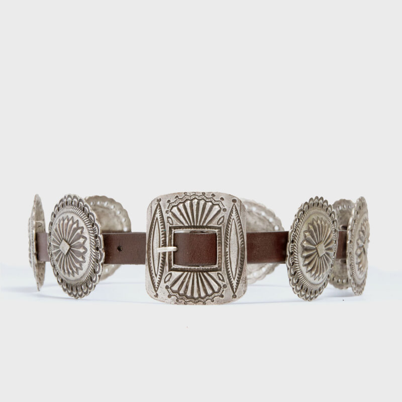 Brown Distressed Leather Belt Polo Ralph Lauren