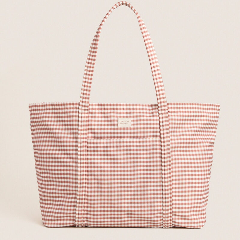 Brown Gingham Dina Tote Loeffler Randall