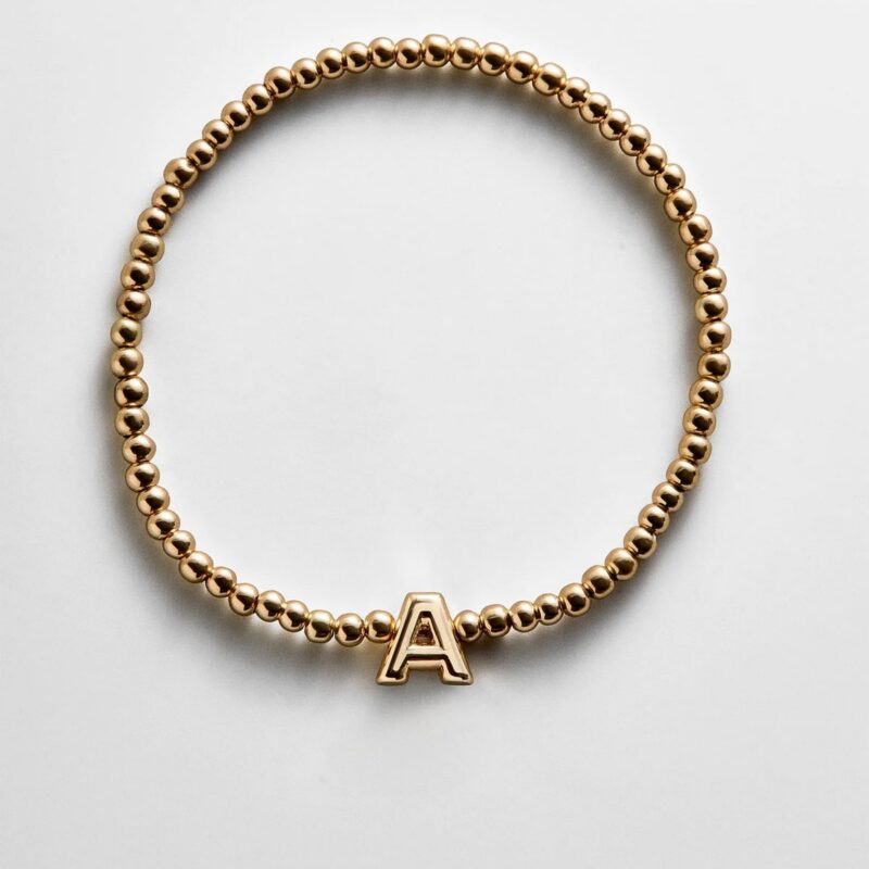 Bubble Letter Pisa Bracelet - Initial Pisa Bracelet BaubleBar