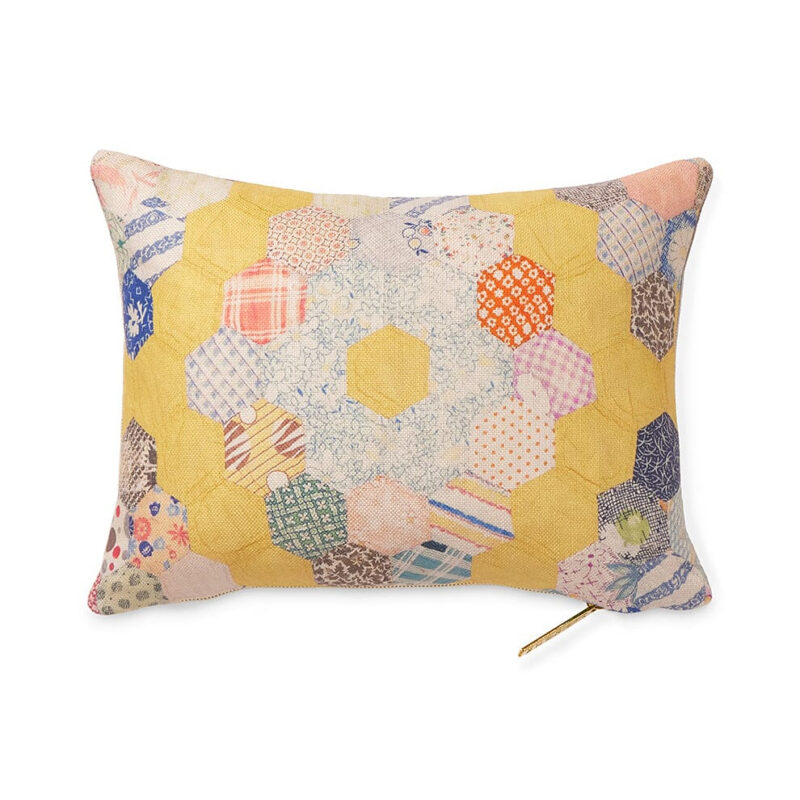 Butter Diamond Quilt Pillow St. Frank
