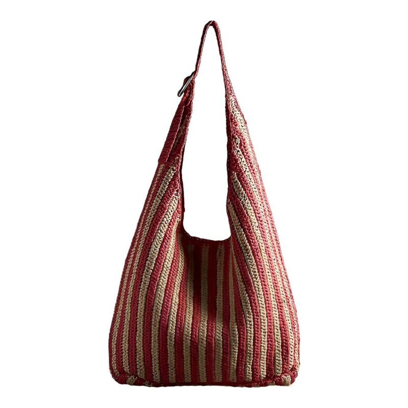 BY ANTHROPOLOGIE - Love Knot Slouchy Bag: Raffia Buckle Edition Anthropologie