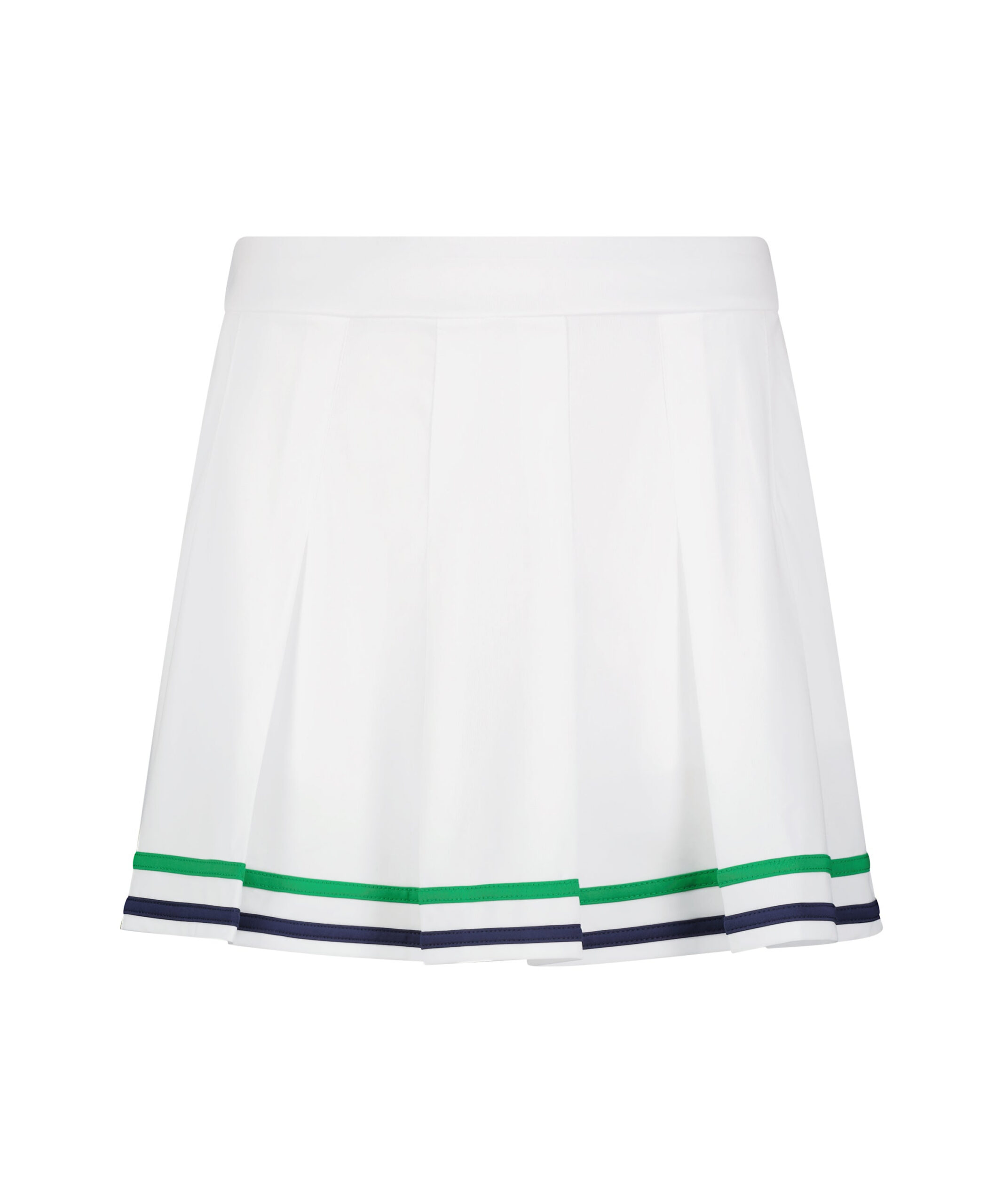 C&C Pleated Skort in White Club and Court