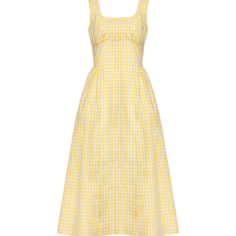 Cadence Dress in Lemon Meringue Multi Tanya Taylor