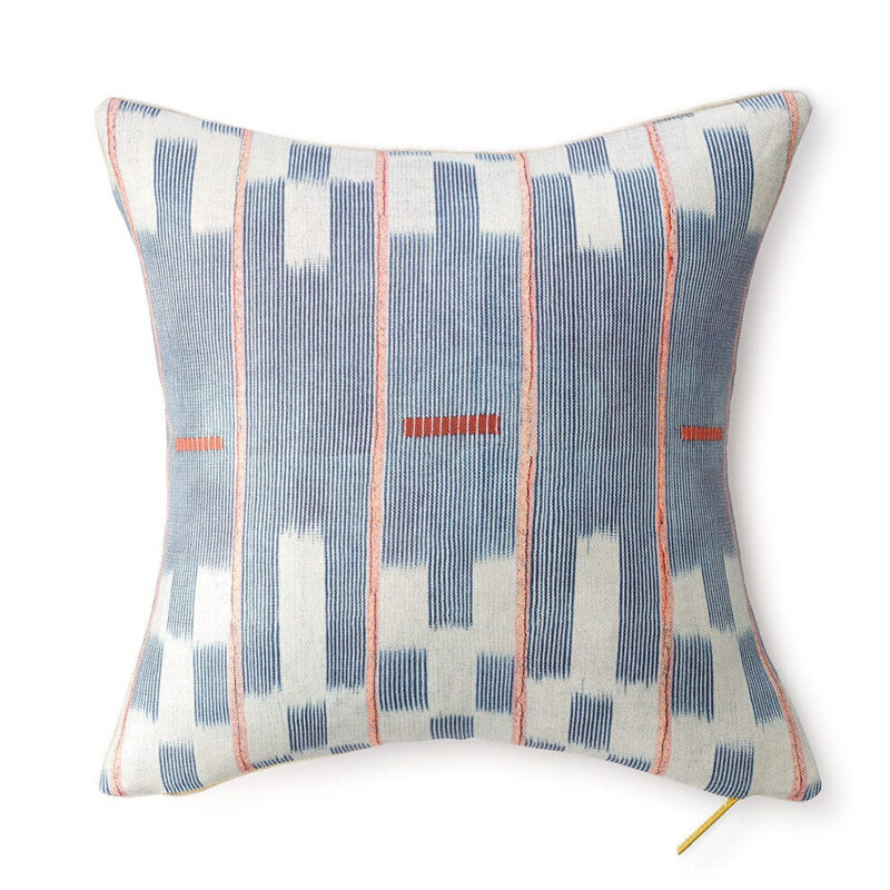 Chambray Lattice Baule Pillow St. Frank