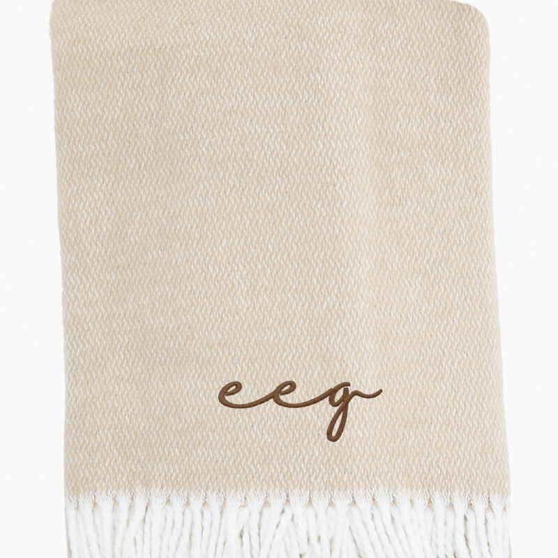 Champagne Pezzo Throw Matouk