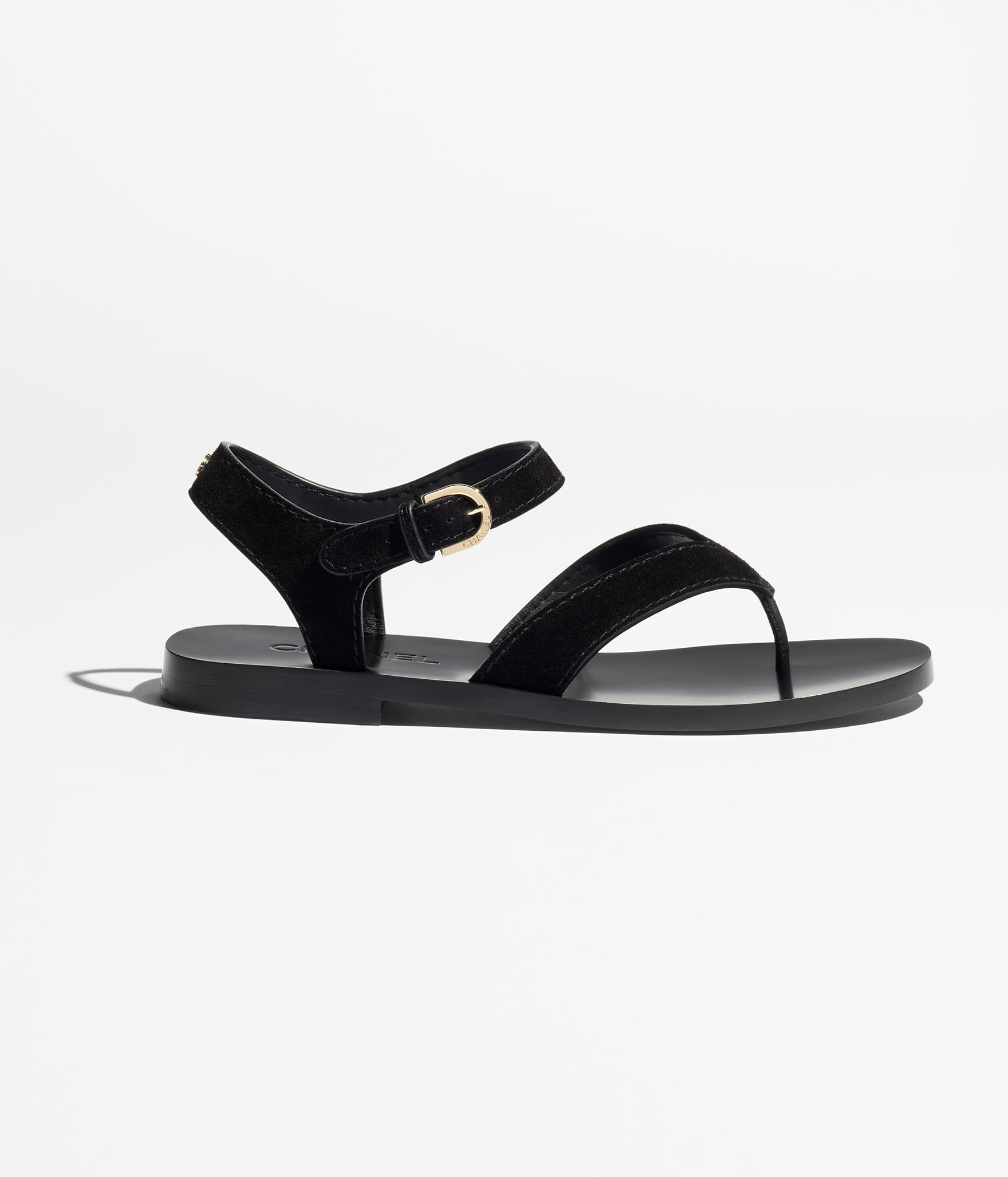 CHANEL - Sandals Suede Calfskin