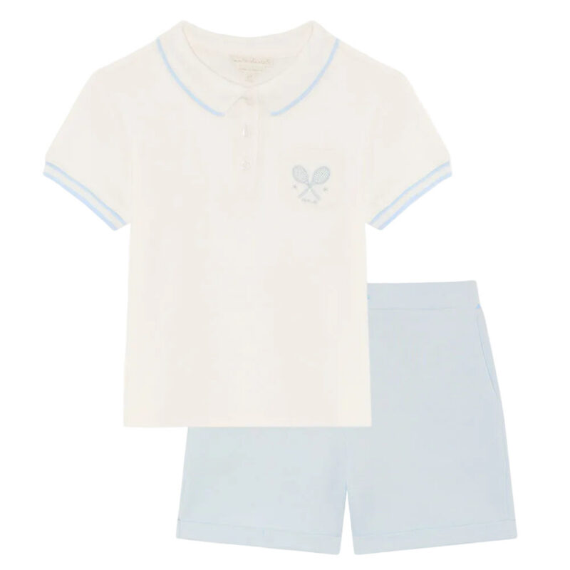 Charlie Tennis Polo Set in Child Marie-Chantal