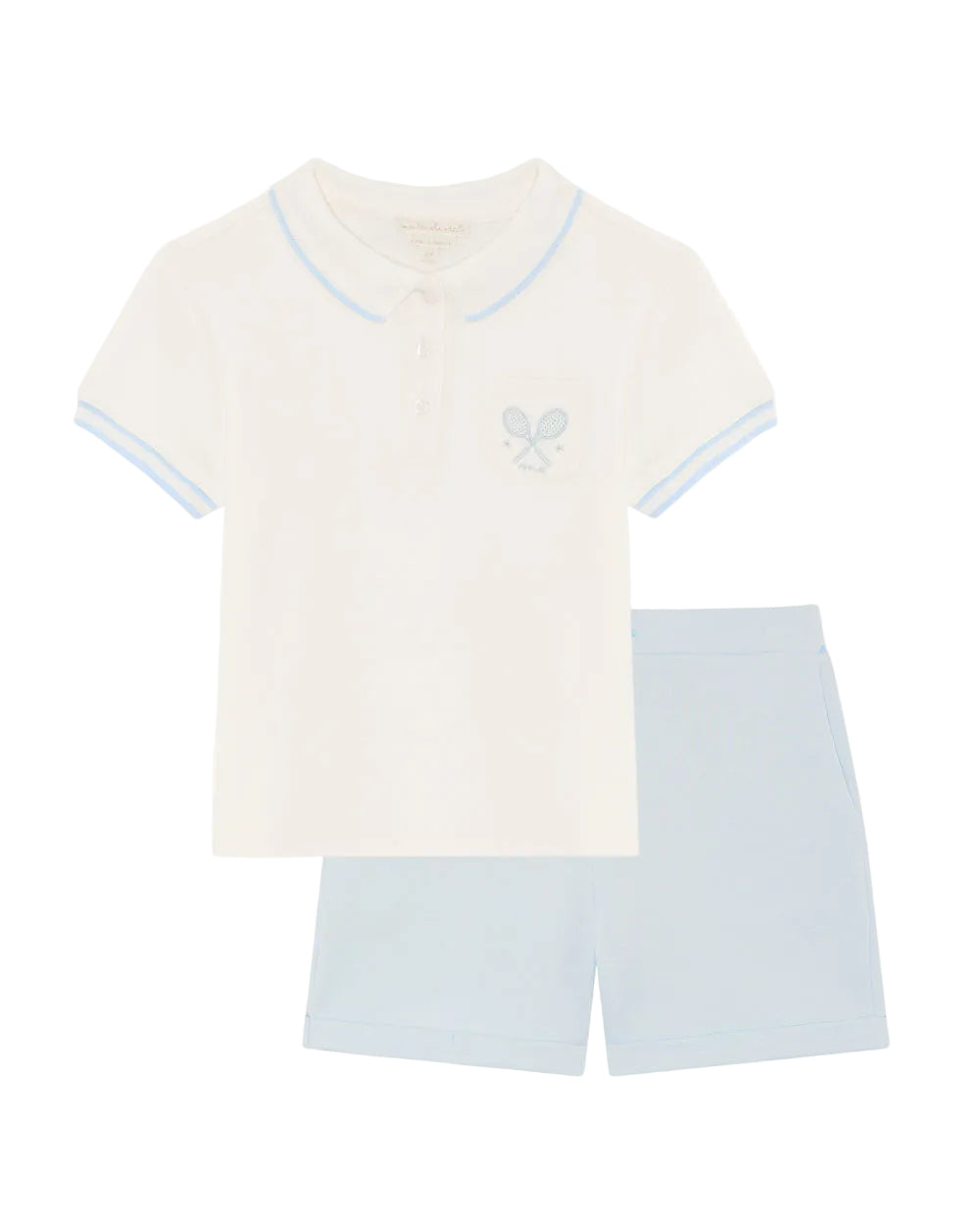 Charlie Tennis Polo Set in Child Marie-Chantal