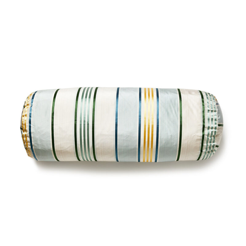 Charlotte Stripe Bolster Pillow Scalamandré