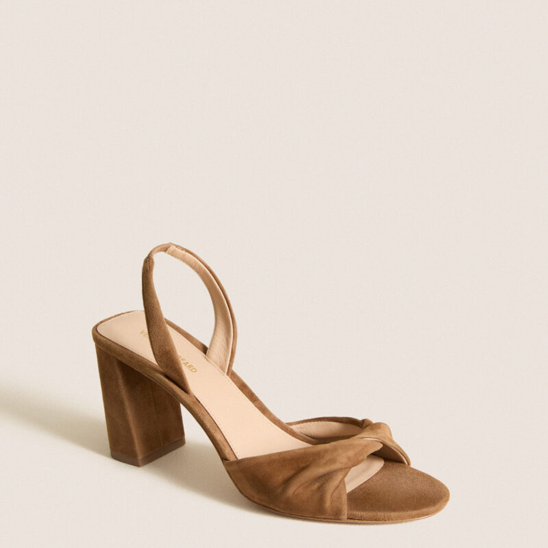 Chestnut Suede Tullia Block Heels Veronica Beard