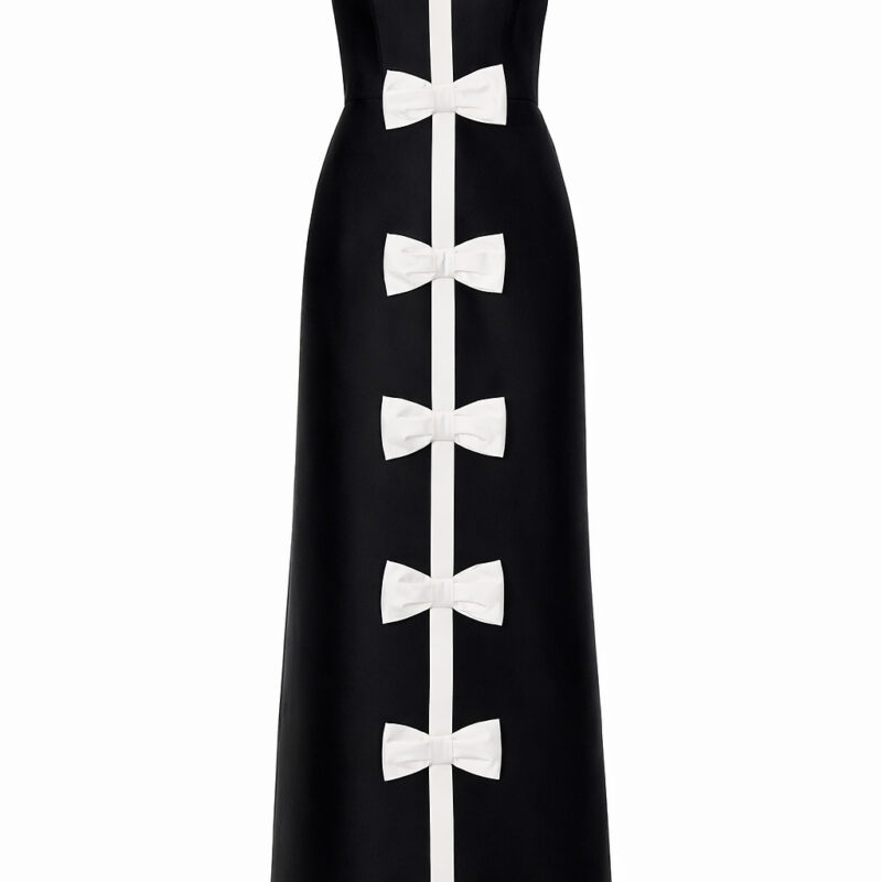 Chloe Silk and Wool A-Line Gown Alexia Maria Collection